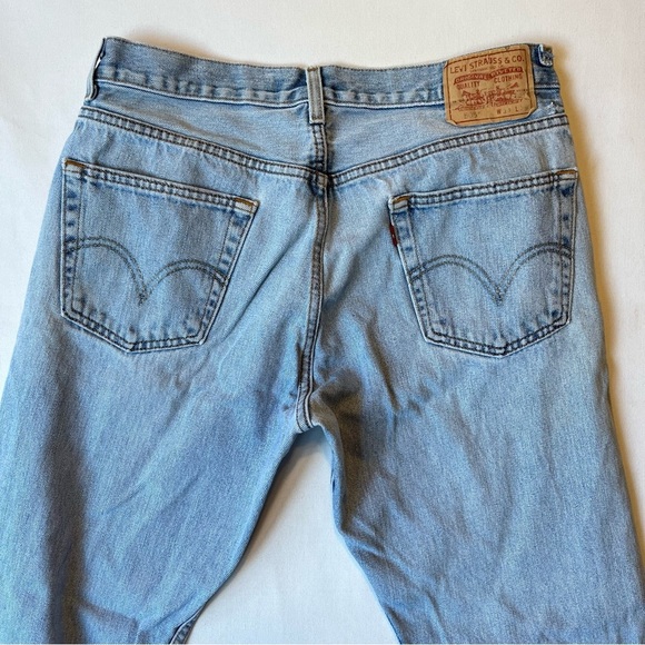 Levi's Other - Levis 505 straight leg Vintage Y2K jeans 34 x 29 Light blue wash Mens Denim